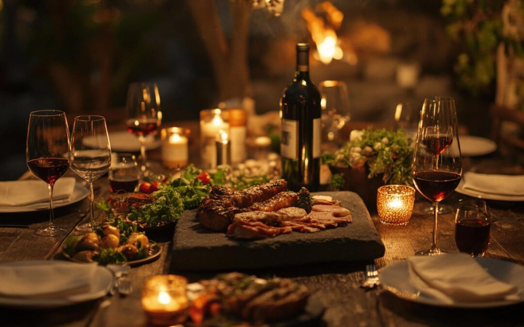 Accompagner une pierrade avec des boissons : les spiritueux qui subliment votre repas convivial