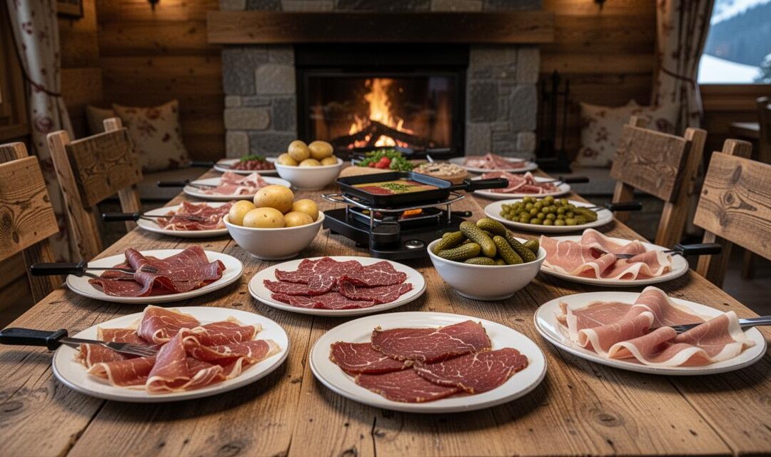 Sublimez votre raclette avec des produits de terre et de fines tranches de charcuterie